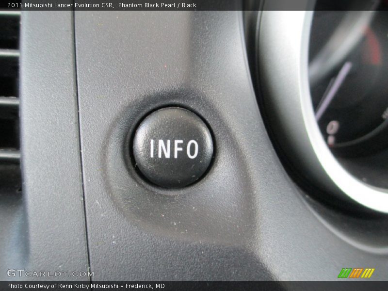 Phantom Black Pearl / Black 2011 Mitsubishi Lancer Evolution GSR