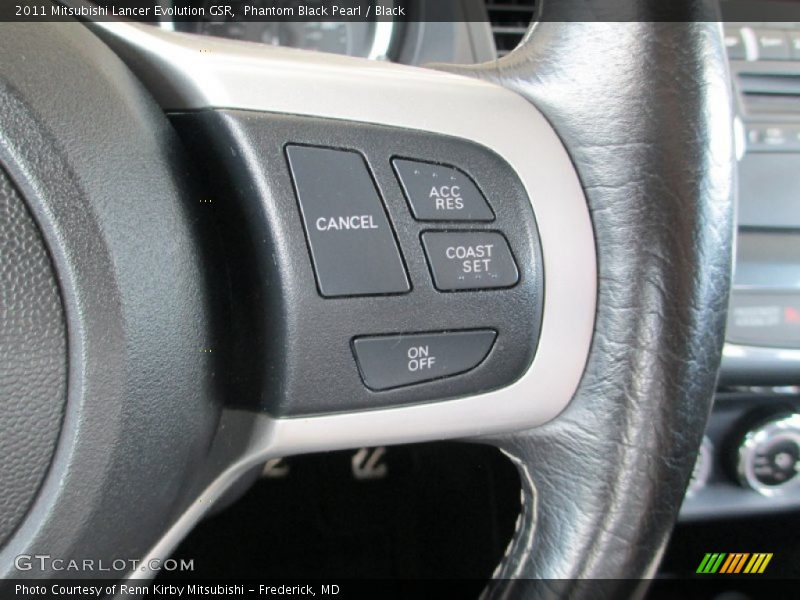 Phantom Black Pearl / Black 2011 Mitsubishi Lancer Evolution GSR
