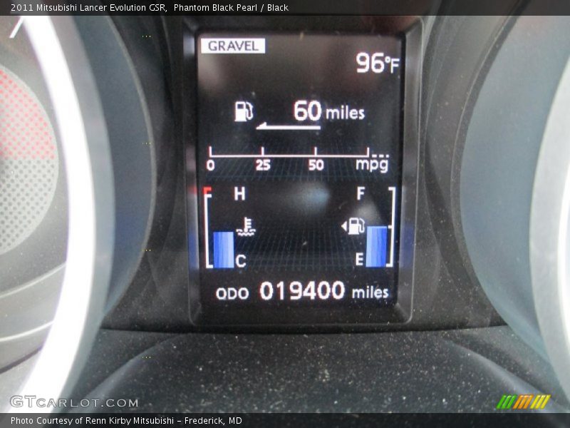 Phantom Black Pearl / Black 2011 Mitsubishi Lancer Evolution GSR