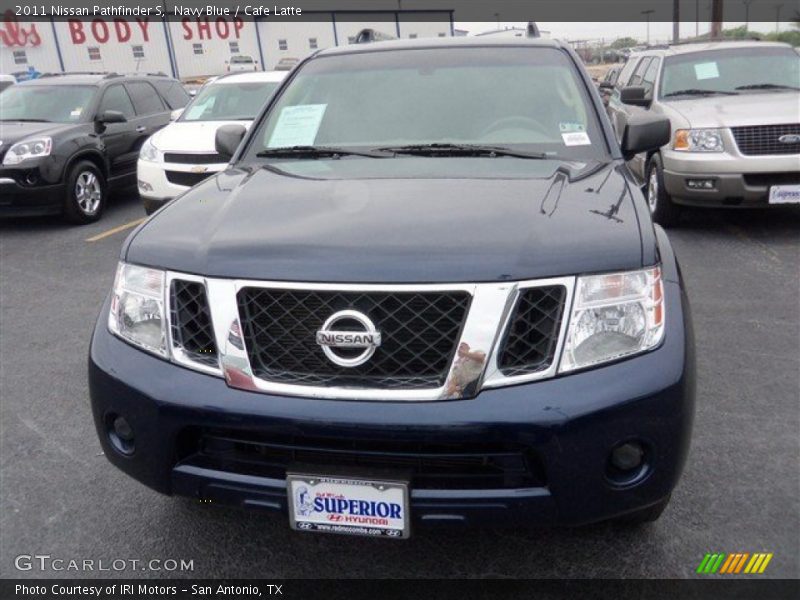 Navy Blue / Cafe Latte 2011 Nissan Pathfinder S