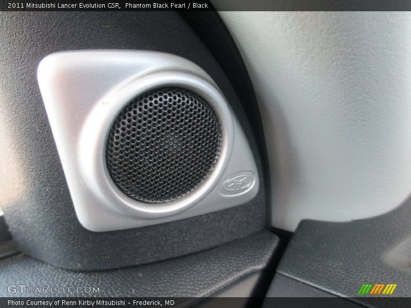 Phantom Black Pearl / Black 2011 Mitsubishi Lancer Evolution GSR