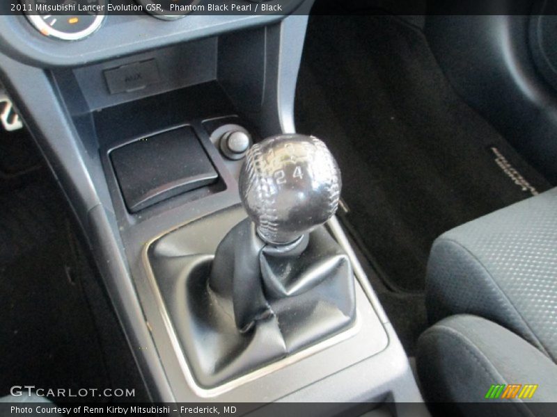 Phantom Black Pearl / Black 2011 Mitsubishi Lancer Evolution GSR