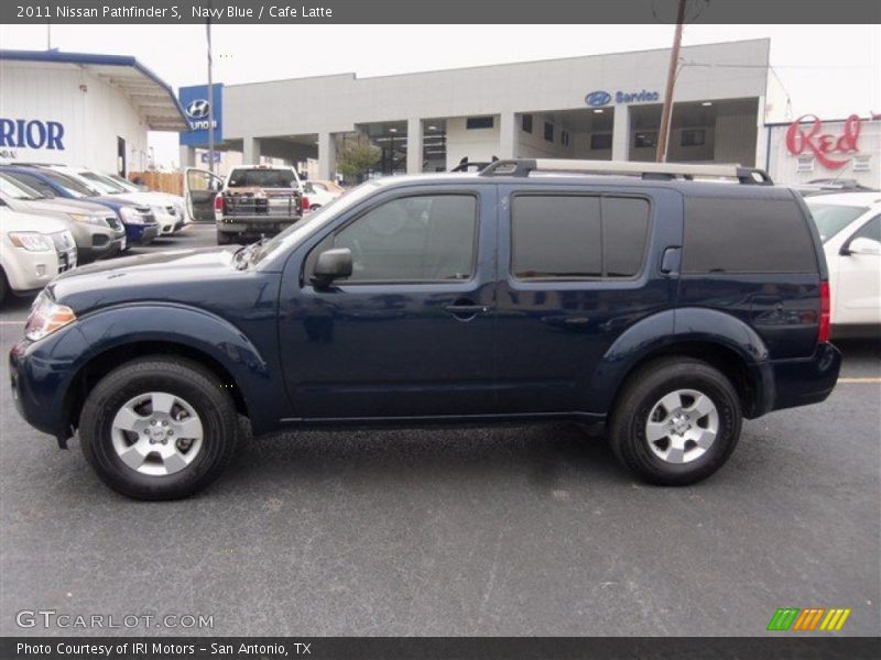 Navy Blue / Cafe Latte 2011 Nissan Pathfinder S