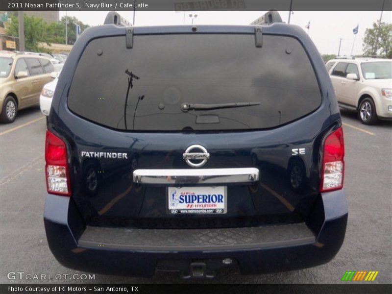 Navy Blue / Cafe Latte 2011 Nissan Pathfinder S