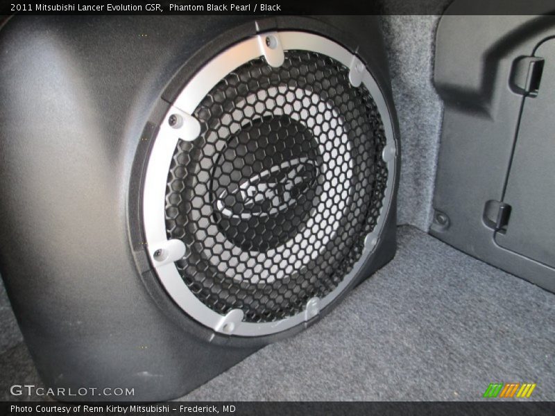Phantom Black Pearl / Black 2011 Mitsubishi Lancer Evolution GSR