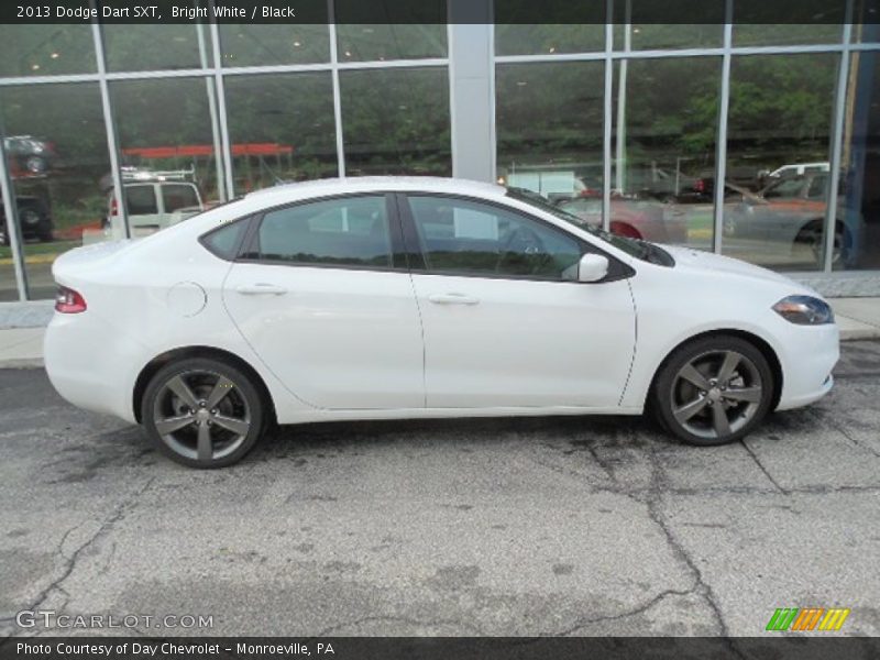 Bright White / Black 2013 Dodge Dart SXT