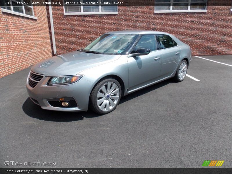 Granite Grey Metallic / Dark Pewter 2010 Saab 9-5 Aero Sedan XWD