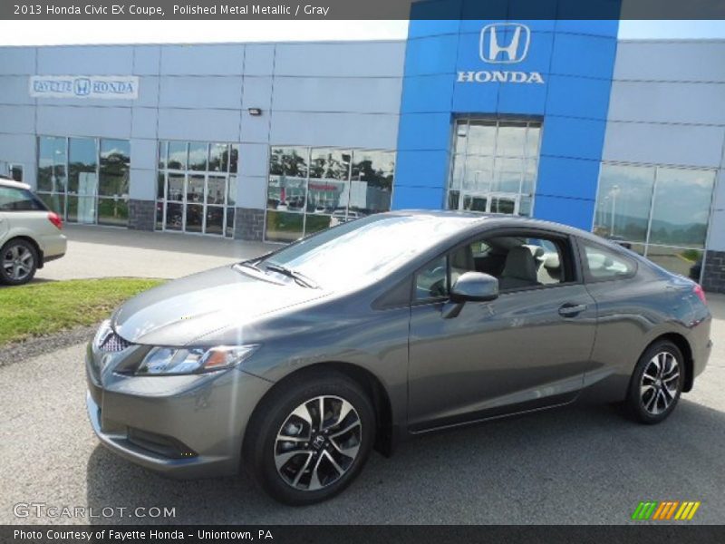 Polished Metal Metallic / Gray 2013 Honda Civic EX Coupe