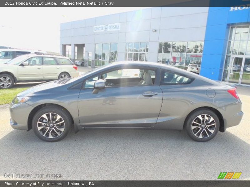 Polished Metal Metallic / Gray 2013 Honda Civic EX Coupe