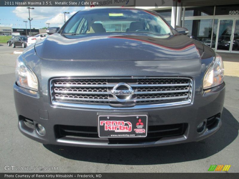 Metallic Slate / Cafe Latte 2011 Nissan Maxima 3.5 S