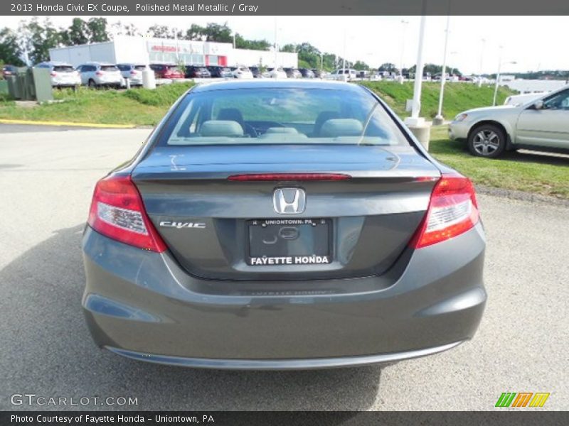 Polished Metal Metallic / Gray 2013 Honda Civic EX Coupe