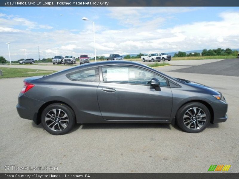 Polished Metal Metallic / Gray 2013 Honda Civic EX Coupe