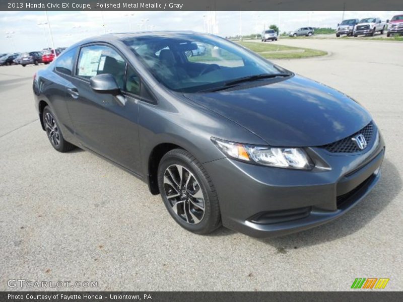 Polished Metal Metallic / Gray 2013 Honda Civic EX Coupe
