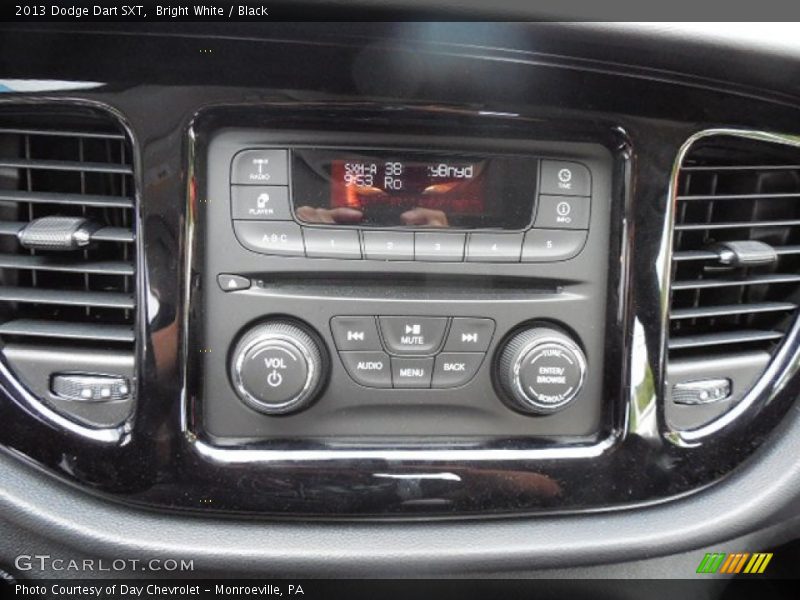 Bright White / Black 2013 Dodge Dart SXT