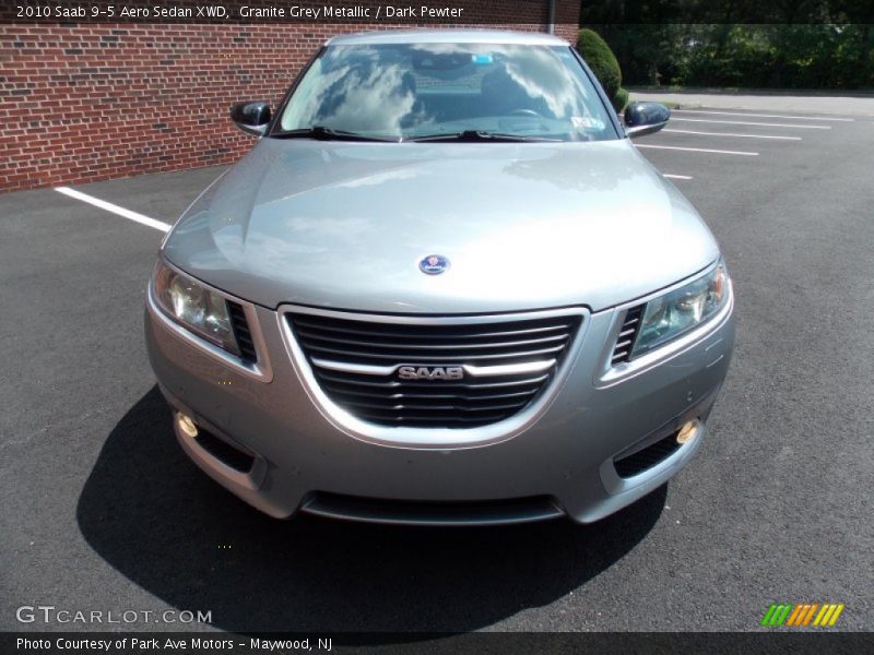 Granite Grey Metallic / Dark Pewter 2010 Saab 9-5 Aero Sedan XWD