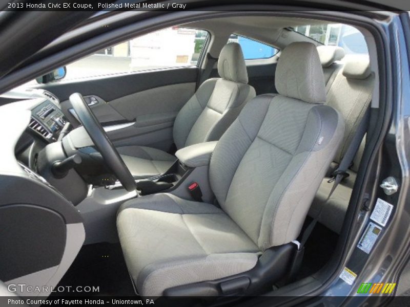 Polished Metal Metallic / Gray 2013 Honda Civic EX Coupe