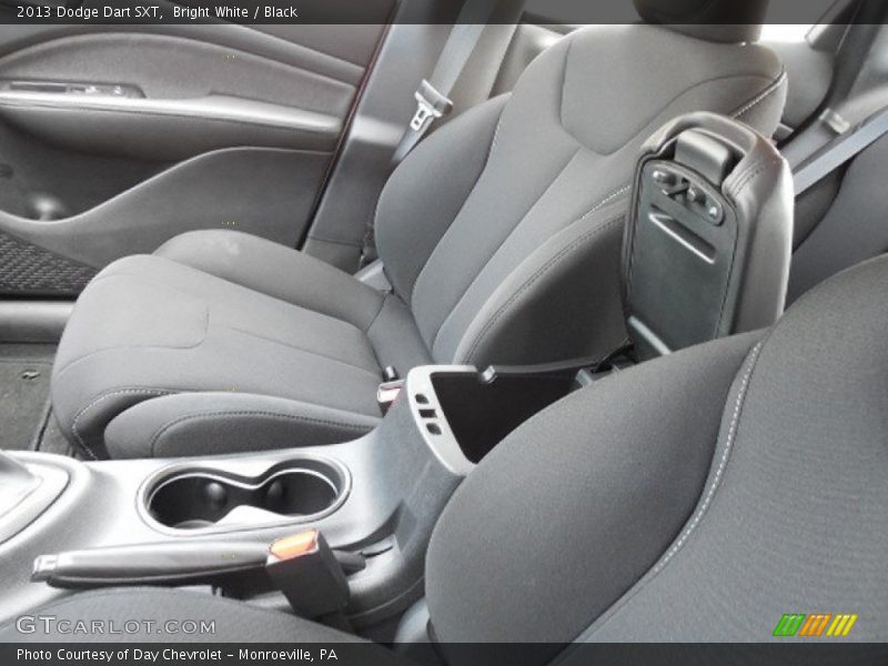 Bright White / Black 2013 Dodge Dart SXT