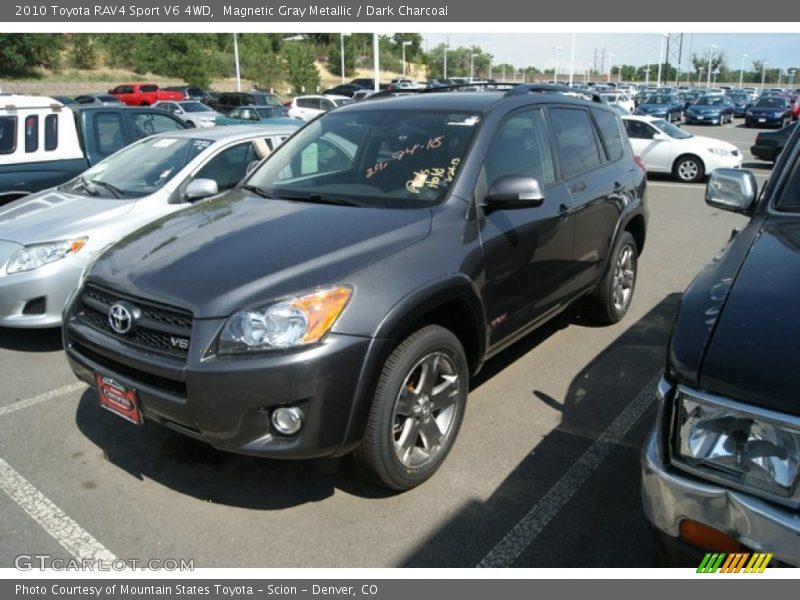 Magnetic Gray Metallic / Dark Charcoal 2010 Toyota RAV4 Sport V6 4WD