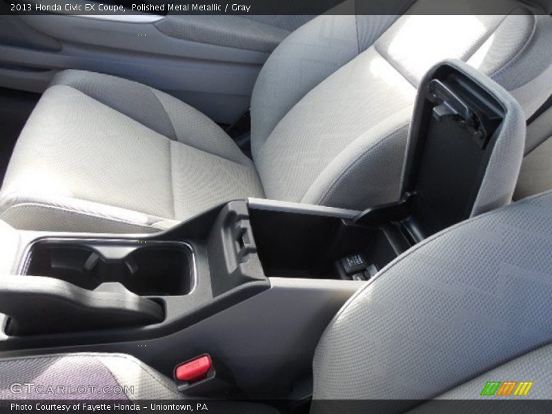 Polished Metal Metallic / Gray 2013 Honda Civic EX Coupe