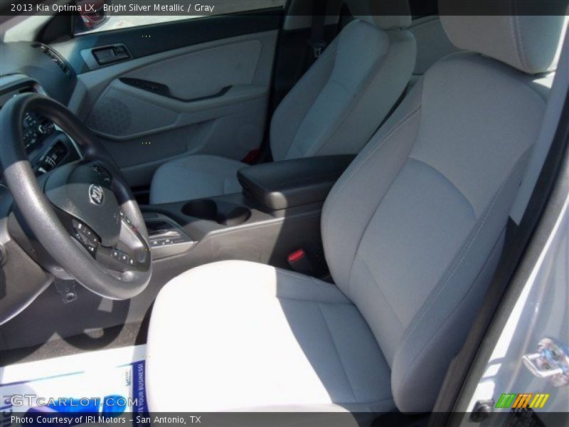 Bright Silver Metallic / Gray 2013 Kia Optima LX