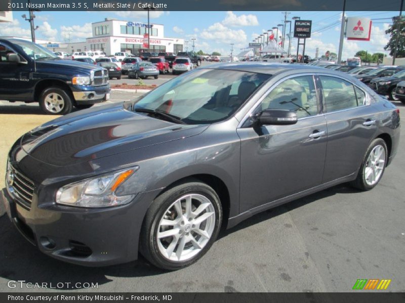 Metallic Slate / Cafe Latte 2011 Nissan Maxima 3.5 S
