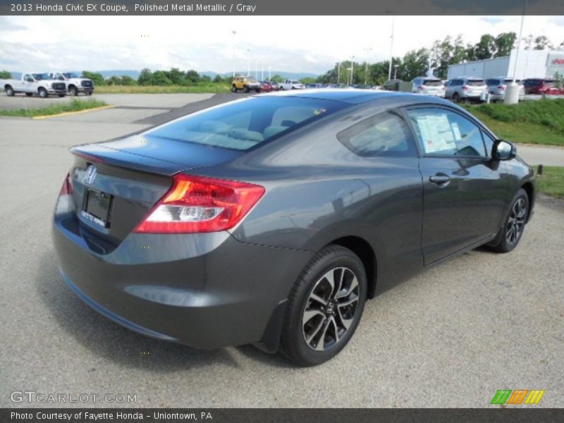Polished Metal Metallic / Gray 2013 Honda Civic EX Coupe
