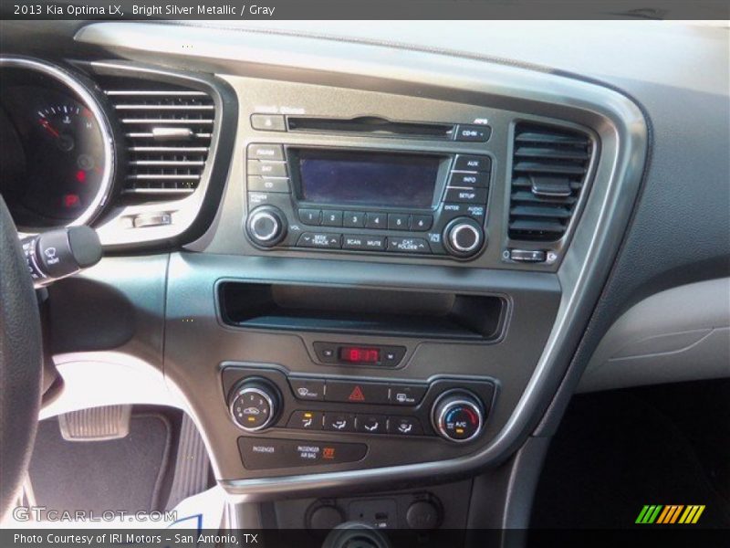 Bright Silver Metallic / Gray 2013 Kia Optima LX