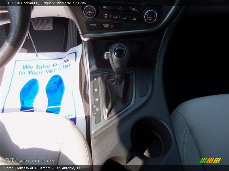 Bright Silver Metallic / Gray 2013 Kia Optima LX