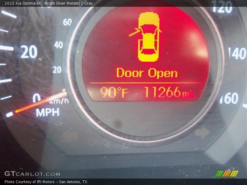 Bright Silver Metallic / Gray 2013 Kia Optima LX