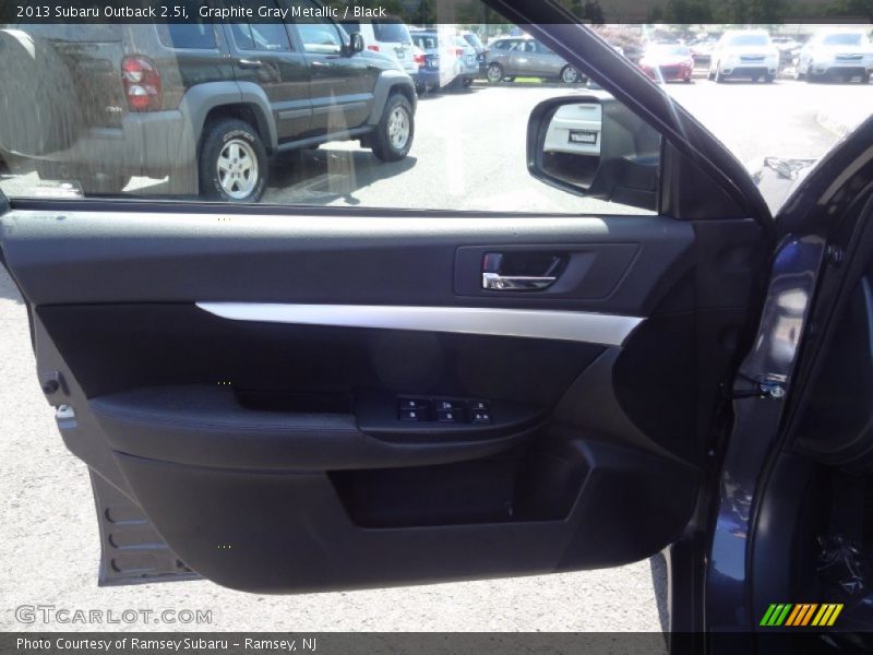 Graphite Gray Metallic / Black 2013 Subaru Outback 2.5i