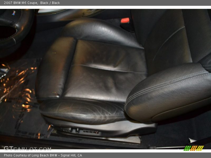 Black / Black 2007 BMW M6 Coupe