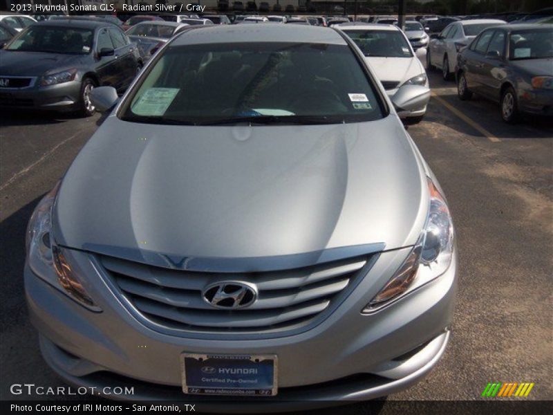 Radiant Silver / Gray 2013 Hyundai Sonata GLS