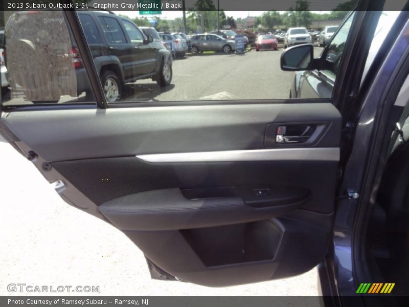 Graphite Gray Metallic / Black 2013 Subaru Outback 2.5i