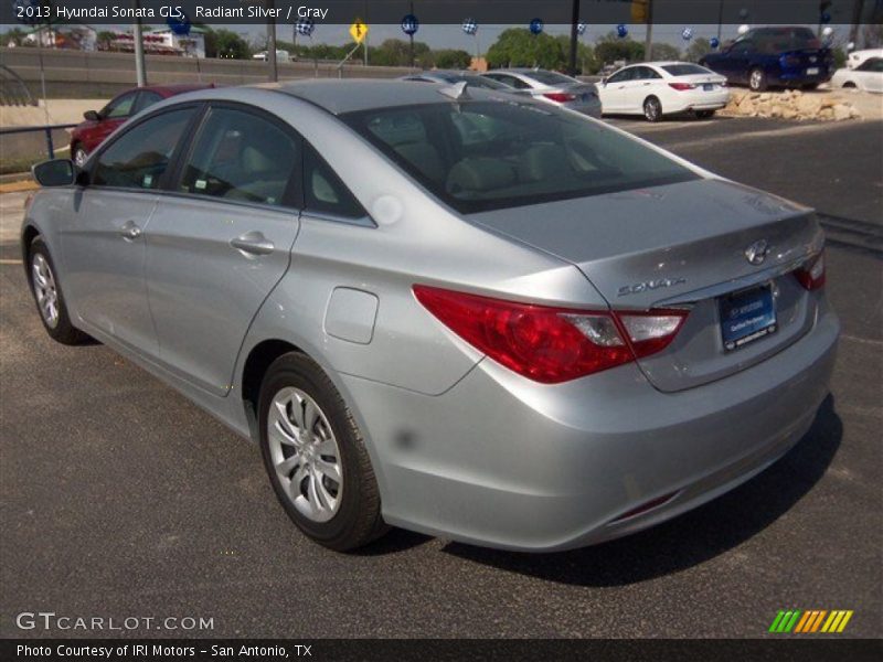 Radiant Silver / Gray 2013 Hyundai Sonata GLS