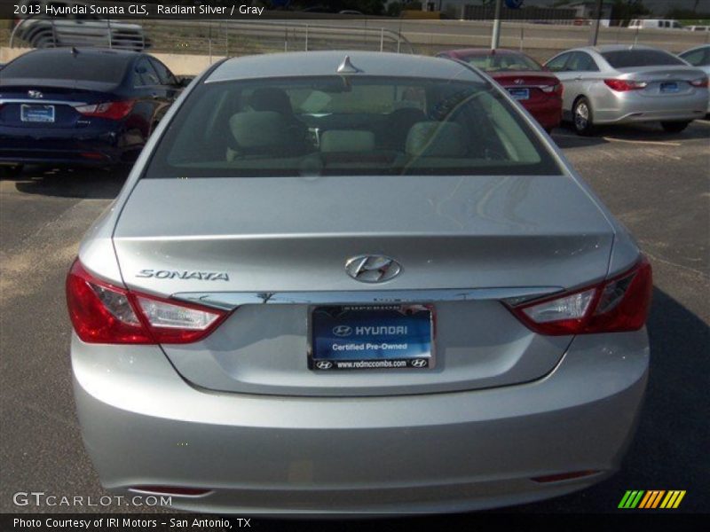 Radiant Silver / Gray 2013 Hyundai Sonata GLS