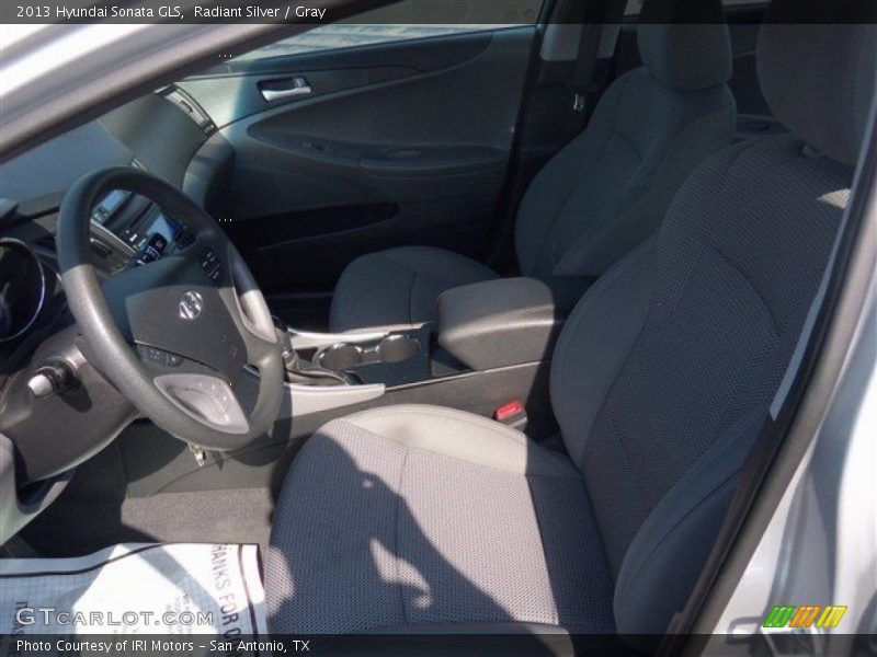 Radiant Silver / Gray 2013 Hyundai Sonata GLS