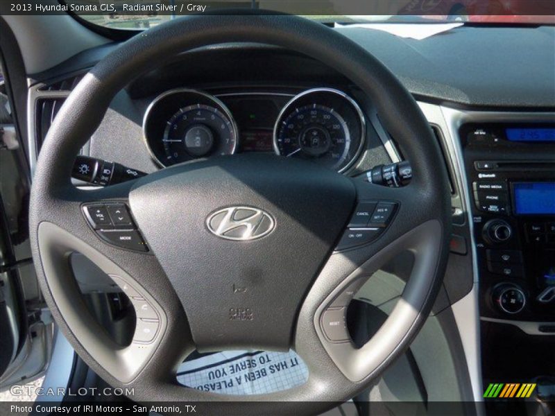 Radiant Silver / Gray 2013 Hyundai Sonata GLS