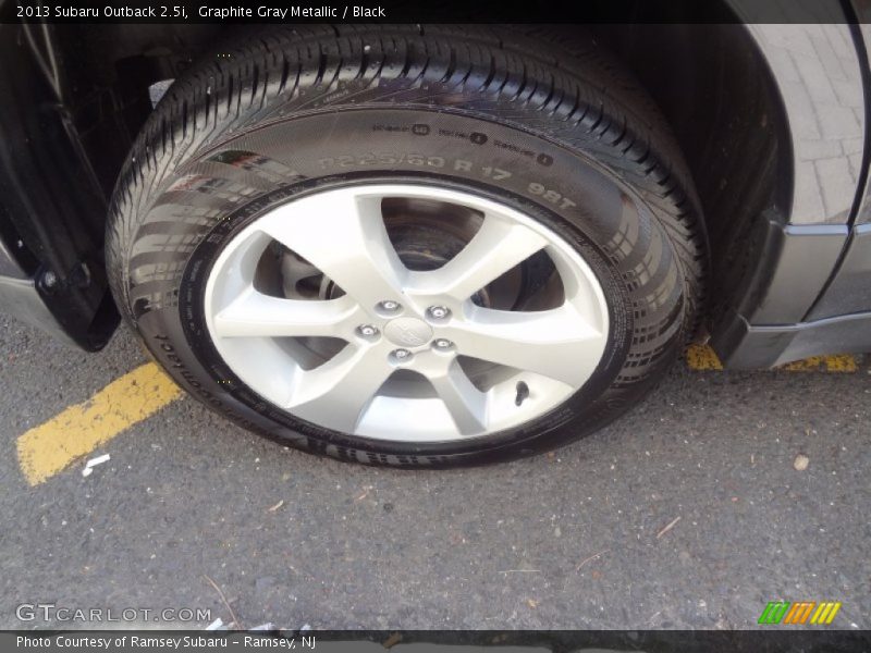 Graphite Gray Metallic / Black 2013 Subaru Outback 2.5i