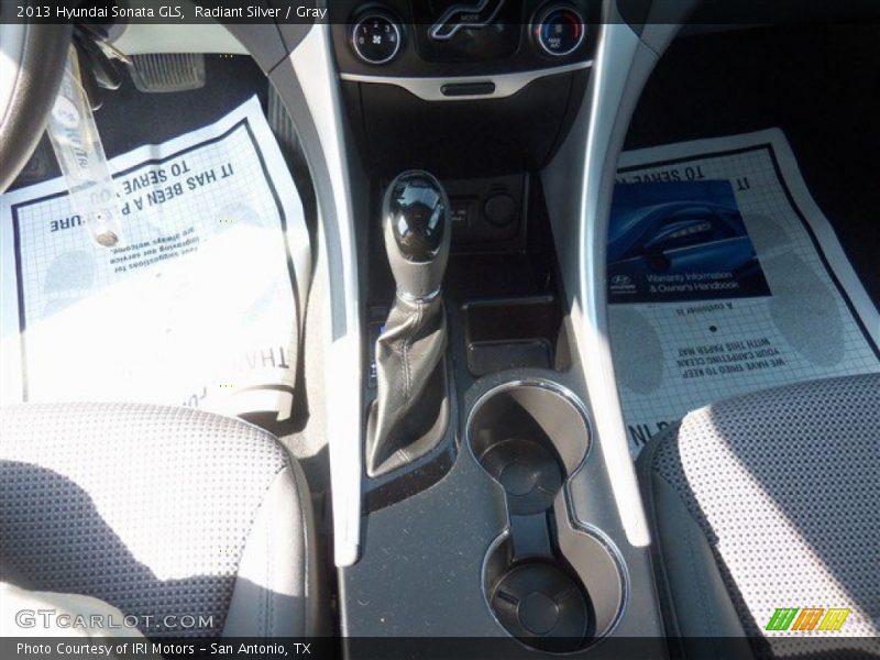 Radiant Silver / Gray 2013 Hyundai Sonata GLS