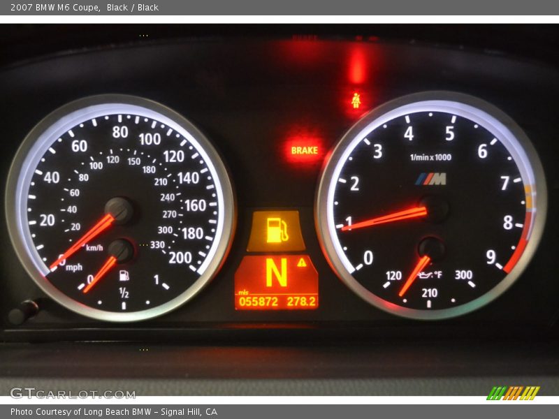  2007 M6 Coupe Coupe Gauges