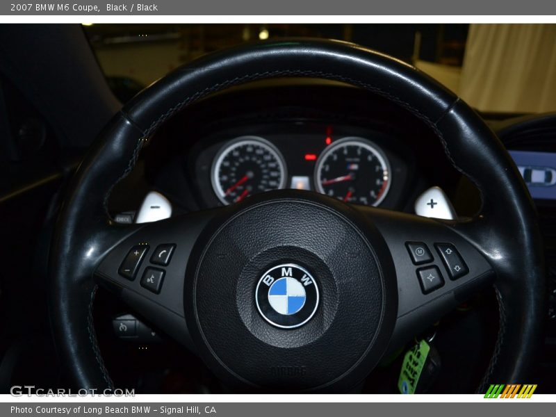 Black / Black 2007 BMW M6 Coupe