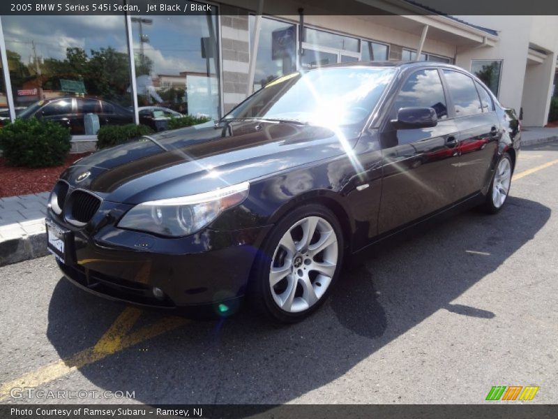 Jet Black / Black 2005 BMW 5 Series 545i Sedan