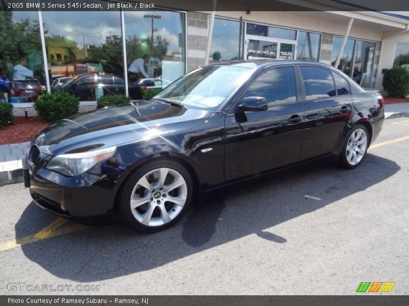 Jet Black / Black 2005 BMW 5 Series 545i Sedan