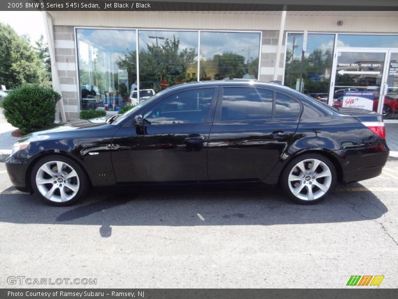 Jet Black / Black 2005 BMW 5 Series 545i Sedan