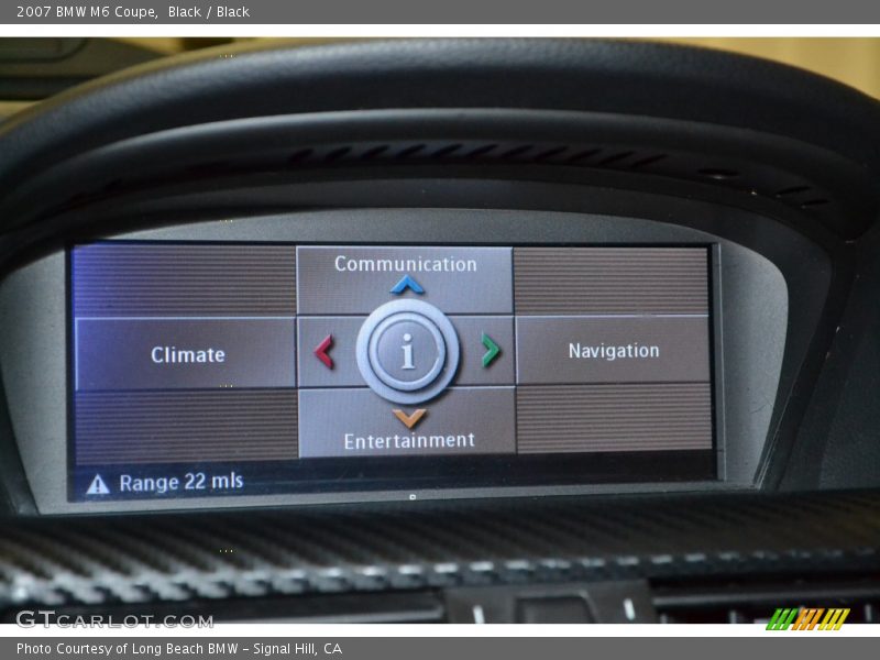 Black / Black 2007 BMW M6 Coupe