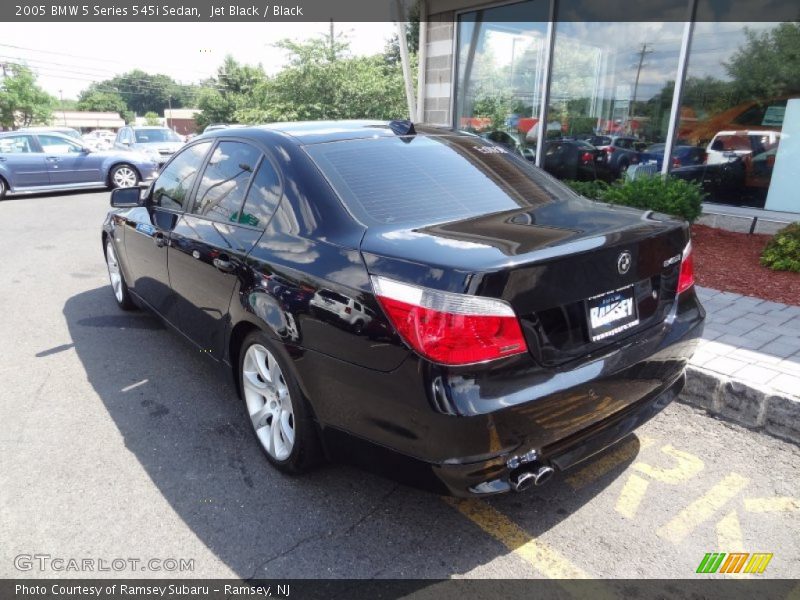 Jet Black / Black 2005 BMW 5 Series 545i Sedan