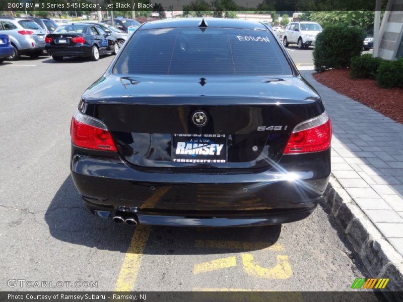 Jet Black / Black 2005 BMW 5 Series 545i Sedan