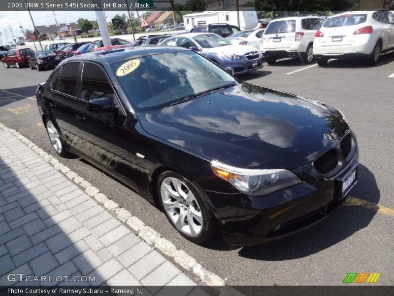 Jet Black / Black 2005 BMW 5 Series 545i Sedan