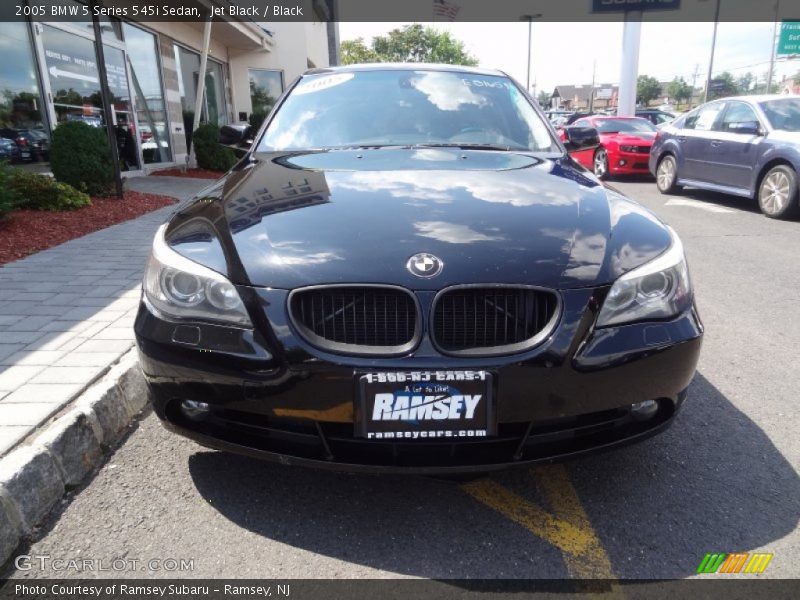 Jet Black / Black 2005 BMW 5 Series 545i Sedan