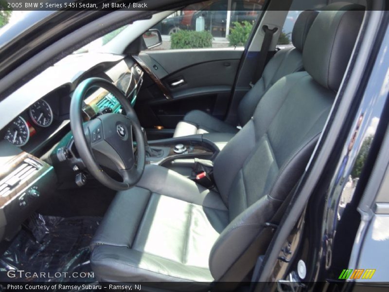 Jet Black / Black 2005 BMW 5 Series 545i Sedan